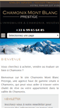 Mobile Screenshot of chamonixmontblancprestige.com